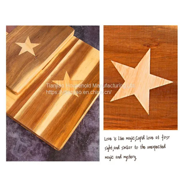 Customized Acacia Wood Splicing Rubber Wood Chopping Board Cutter Vegetable Meat Cheese Kitchen Solid Wooded Cutting Boards photo-5