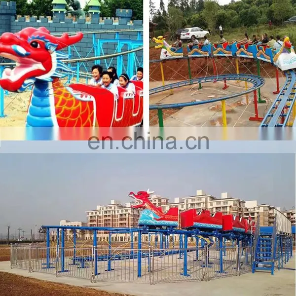 Best Price Red Slide Dragon Kids Train Children Game Mini Amusement Rides for Sale photo-4