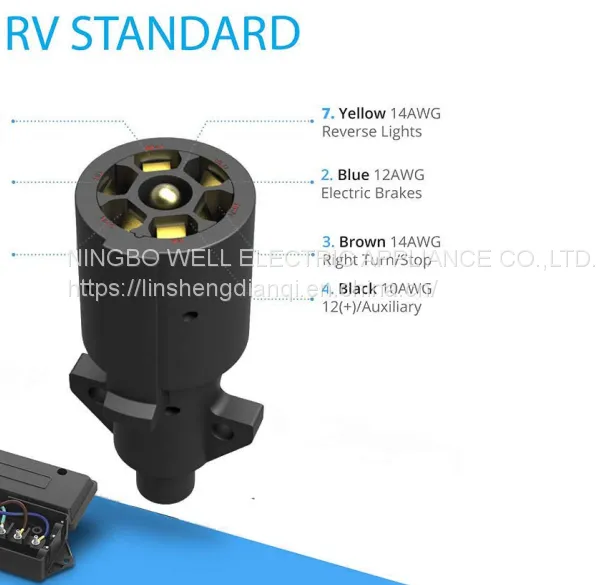 7 Way Plug Inline Trailer Cord & Control Box photo-2
