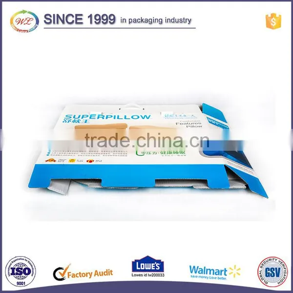 Printing Folding Corrugated Carton Cardboard Box With Handle for Wholesale photo-2