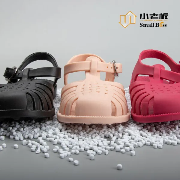 South American Rain Boot Shoe Making PVC Material Compounds Granules for Plastic Shoes Sole photo-4