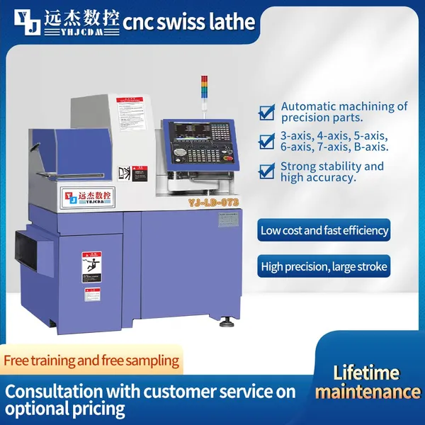 Swiss Type Automatic Double Spindle CNC Lathe Machine for Sale photo-5