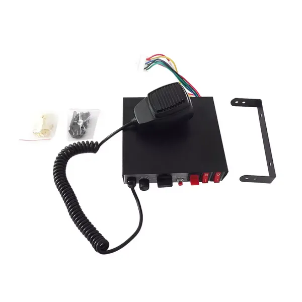 Best Selling Wholesale Air Horn Siren Factory Price 9 Tones Sirene 12v 24v Small Size 100w Siren Amplifier for Emergency Vehicle photo-5