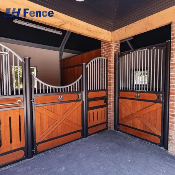European Style High End Equestrian Barn Frontage Luxury Stables Horse Stalls Shelter for Sale photo-5
