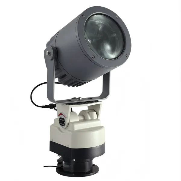 Gimbal Searchlight Automatic Cruise Remote Control High-Brightness Long-Distance LED Lighting 220V Outdoor photo-2