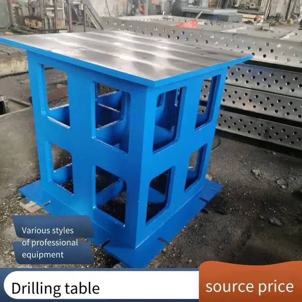 Cast Iron Scribing Square Box, Machine Tool Cushion Box, Auxiliary Heightening Box for Machine Tool Workbench, Heightening Cushion Box for T-slot Platform