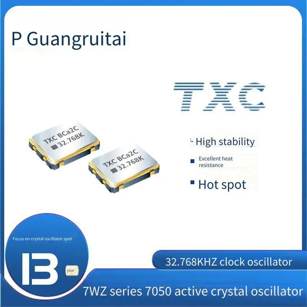 Txc Active Crystal Oscillator Awz3200001, Quartz Oscillator for ai Computing Power Server, 32.768khz, Taichung Crystal, Smd photo-2
