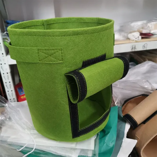 Factory Direct Sale Wholesale Garden Potato Grow Bags Reusable Fabric Planter Bags With Drainage Holes photo-2