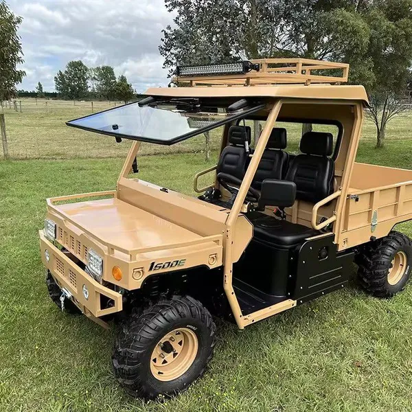 EEC Electric Kandi Cowboy 4*4 Electric UTV Road Legal 15KW 4WD Farm Utility EPS 72V Lithium Battery L7e-B2 COC Approved