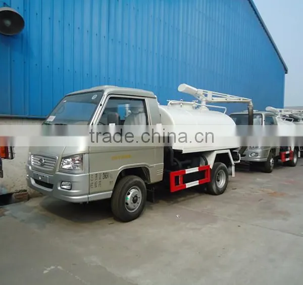 2015 Low Price FOTON Sewage Tank for Sale,4x2 Sewage Suction Tanker Truck photo-5