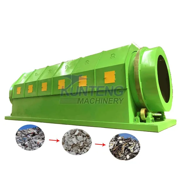 New Design City Solid waste Trommel Screen Machine Rotary Industrial Drum Sieve Machine EPC
