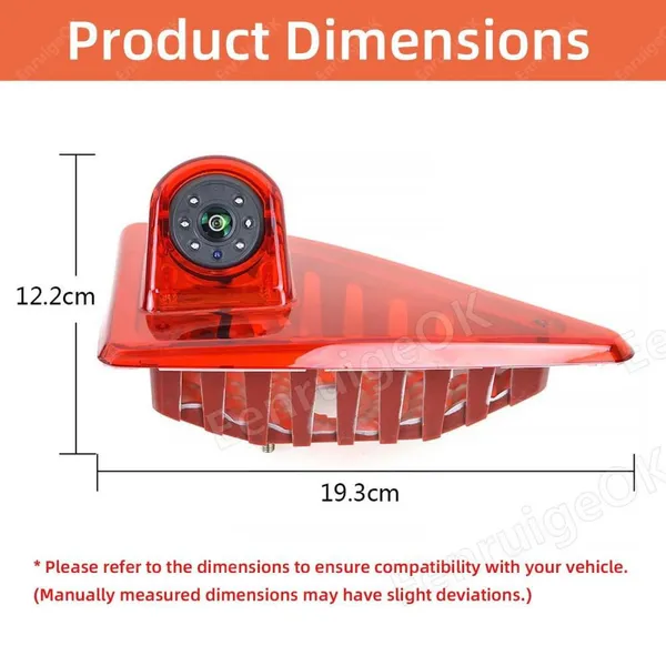 EnruigeOK Brake Light Backup Camera for Nissan NV400 Opel Movano Renault Master [MK3] photo-3