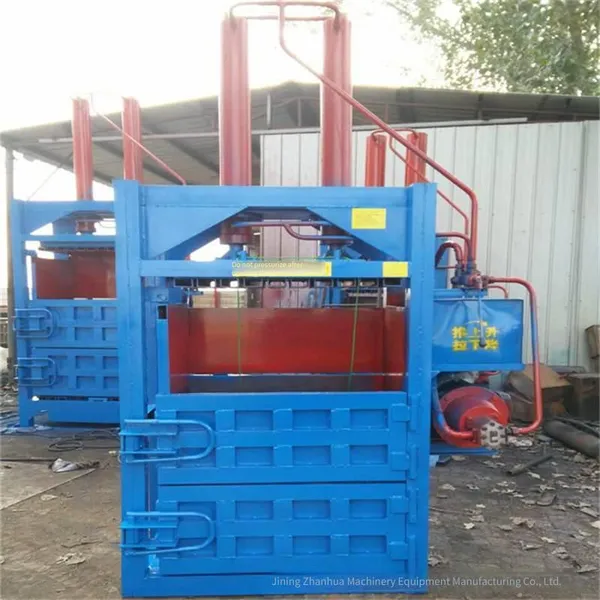11-kilowatt 180-cylinder Iron Drum Flattening Machine, Stainless Steel Pipe End Flattening Machine, Vertical Hydraulic Baler photo-3