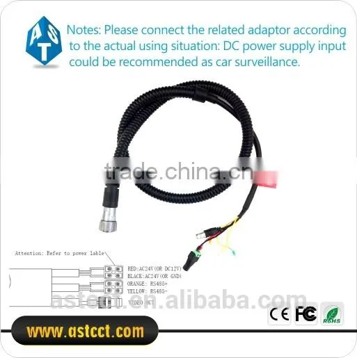 High Definition 1/3" Sony CCD Vehicle PTZ Camera Analog Vehicle IR Varifocal PTZ Camera 700 TVL Vehicle PTZ Camera photo-4