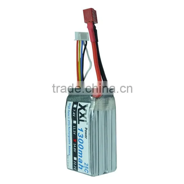 XXL 25C 1300mAh 4S 14.8V Lipo Battery Batteria Akku Packs With Accumulators rc Helicopters Toys & Hobbies photo-5