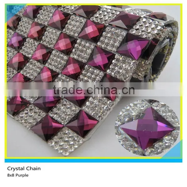 8*8 mm Jelly Lime Square Diamante Rhinestone Sheet 2mm/3mm Crystal Rhinestone Sheet 24*40 cm photo-2
