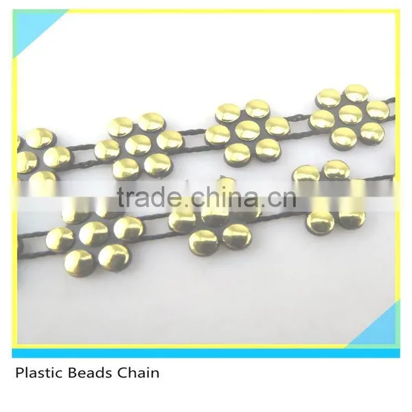 Rhinestone Trim By The Yard Sew on Plastic Material Silver Square 10 Yards 1 Card photo-3