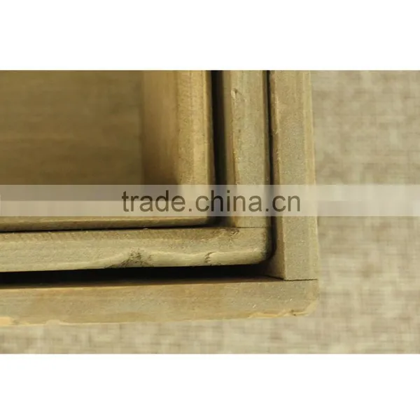Wholesale High Quality Antique Rectangular Kitchen Storage Wood Plates in 3 Size photo-6