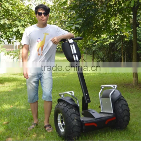 Electric Scooter Golf Cart 2 Wheels Balance Chariot With Golf Holder Bicycle