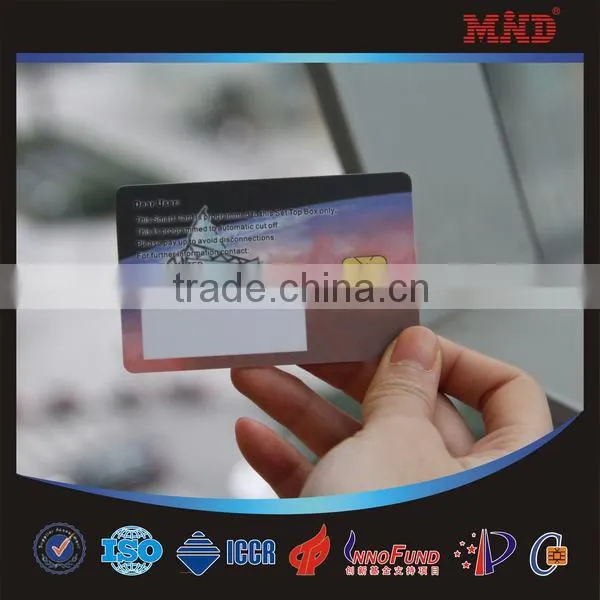 MDC277 PVC Contact Smart IC Card With 4442 Chip+magnetic Stripe,3-tracks,HiCo Quality Choice photo-5