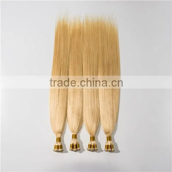 Celebrity Popular Sweet Lady Hand Tied Weaving Hair Mongolian photo-2