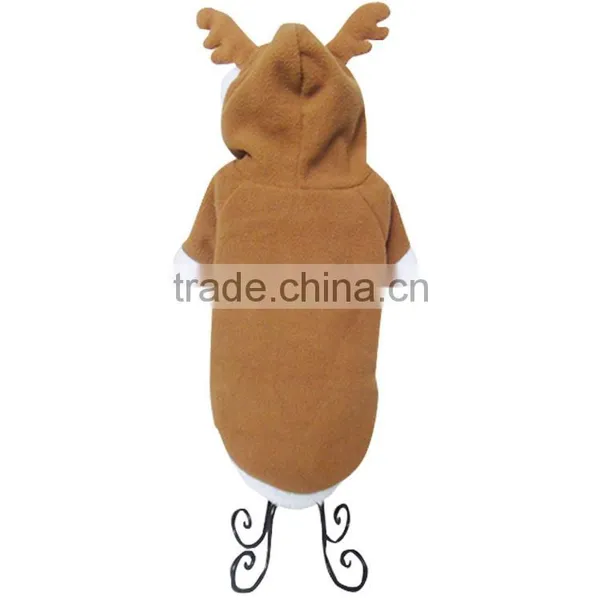 Suitable for Winter Polar Fleece White North Velvet Milu Deer Elk Shaped Two-legged Dog Clothes photo-6