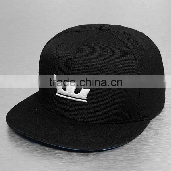 Custom Strapback Wholesale Flat Brim Brand 6 Panel Snapback Hat photo-2