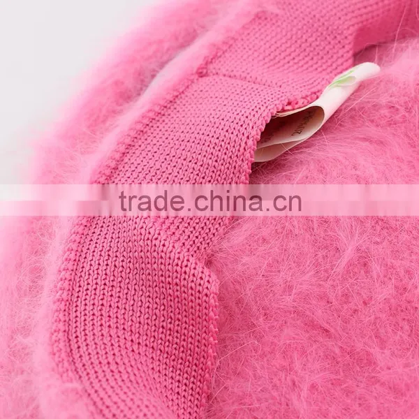 2015 Lovely Beanie Hat Autumn Winter Children Rabbit Hair Girls Keep Warm Hat photo-5