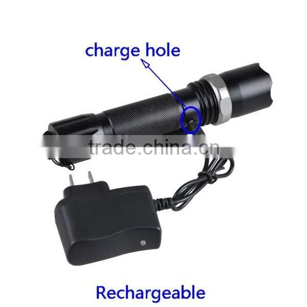 AC Charger UV Torch 18650 Battery Powered And Zoomable UV LED Torch photo-5