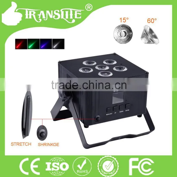 Hot Sale Wireless and Battery Powered 6in1 LED PAR Stage Light With Aluminum Housing photo-2