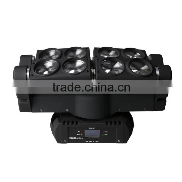 Variable Strobe Speeds 4in1 RGBW 8*10W Led Stage Lighting Effect Led Moving Beam Spider Light photo-2