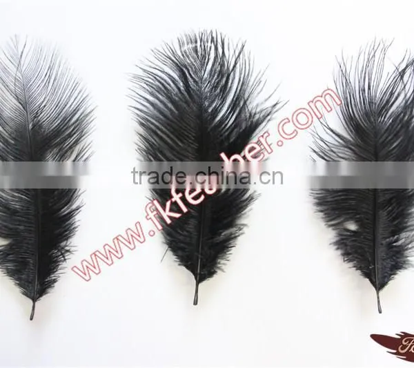 Cheap Craft Feather Black Ostrich Feathers Fabric For Wedding Decorations And Party Rnament photo-6