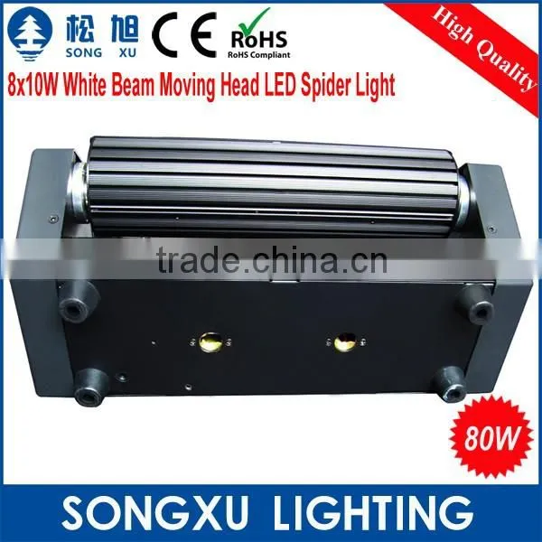 Toppest Professional 8*10W Beam Moving Head White LED Spider Light, Party Bar Nightclub Equipment/SX-MH0810C photo-6