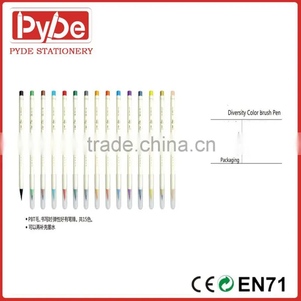 Real Brush Tip Multi Color Water Color Pen for Art Marker photo-3