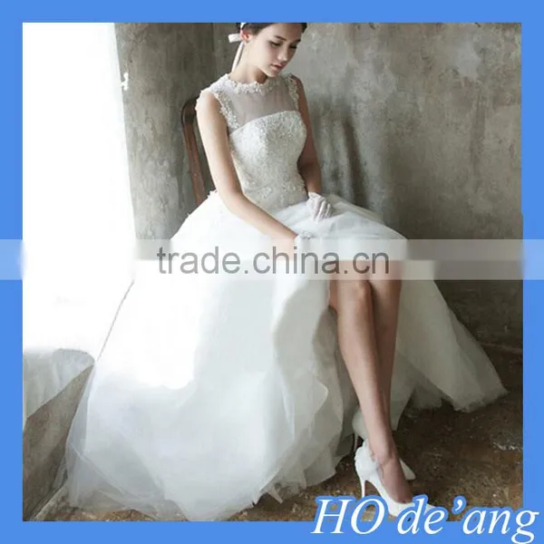 HOGIFT Halter Elegant Lace Bridal Gown,halter Princess Skirt Wedding Dress,tulle Ball Gown Wedding Dress photo-2