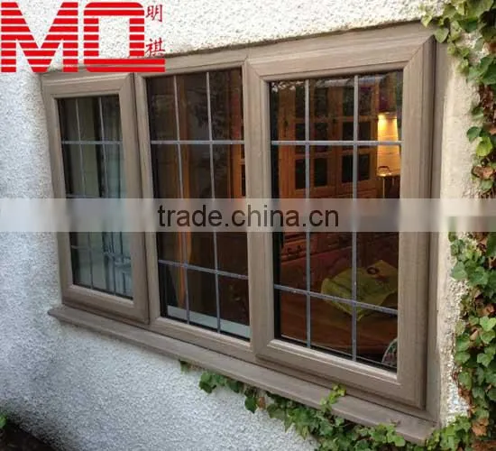 French Casement Window,house Window Grill Design,3 Panel Triple Pvc Casement Window