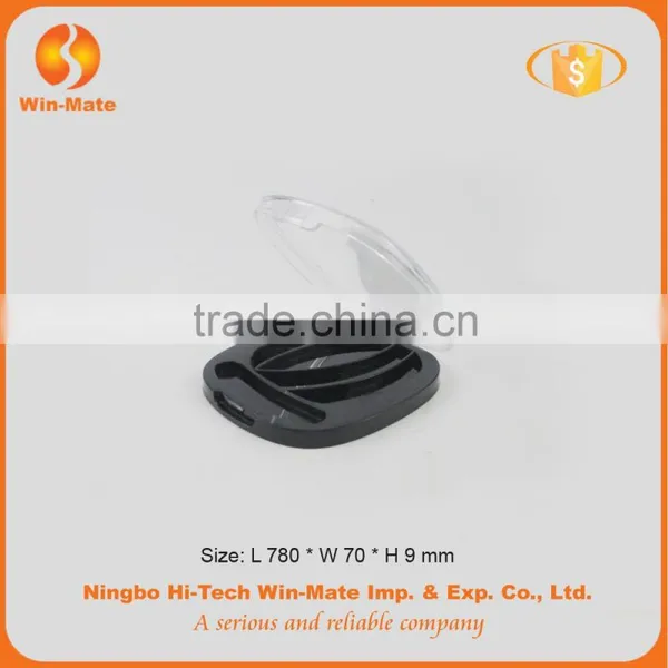 Irregular Shape 4 Color Lucid Cap Black Box Wholesale Eyeshadow Case Manufacturers photo-4