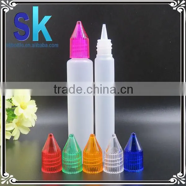 15ml 30ml Long Thin Slim Unicorn Bottle With Clear Screw Cap photo-4