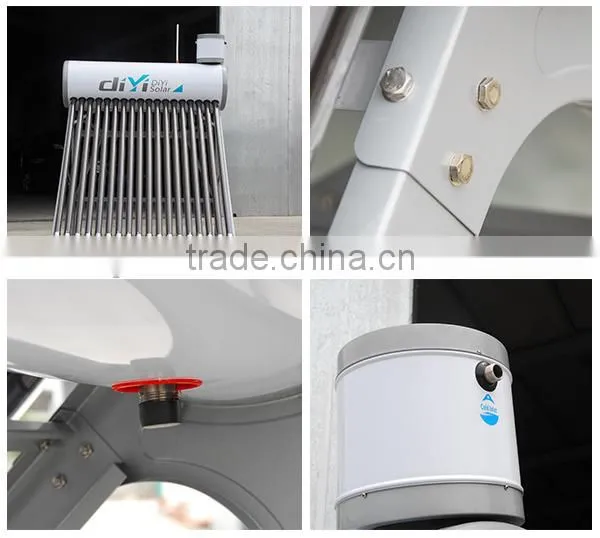 Made in China Non Pressure Solar Water Heating Systerm With Assistant Tank photo-5