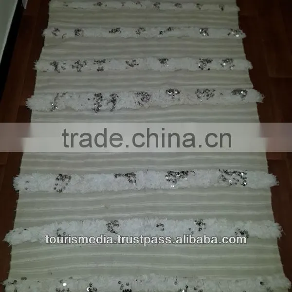 Vintage Moroccan Wedding Blanket 200cm x 116cm
