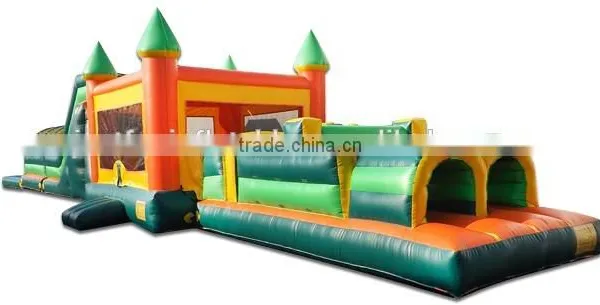 78ft Long Children Inflatable Slide Obstacle Game Slide Combo for Sale photo-6