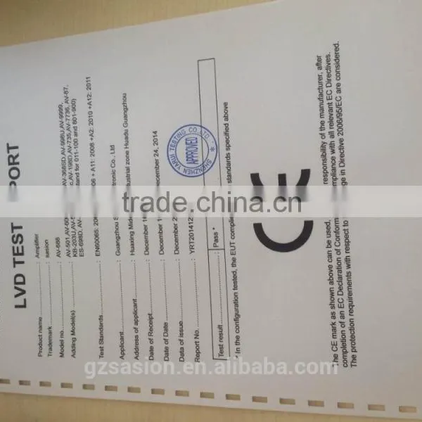 2015 Trade Assurance Supplier Hot Sell Stereo Amplifier With USB/SD photo-6