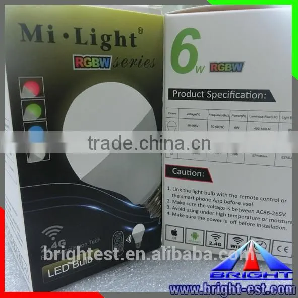 LED Bulb RGB A60 6W Remote Controller Led Light photo-4