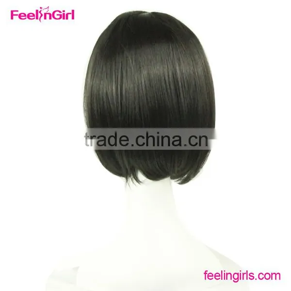 Short Straight Cosplay Bob Style Wigs in Stock photo-6