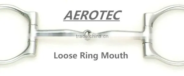 Horse Saddles Racing Loose Ring Mouth Horse Bits