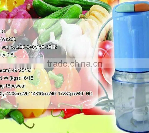 electric food chopper, food processor, mince meat food processor HFP-301