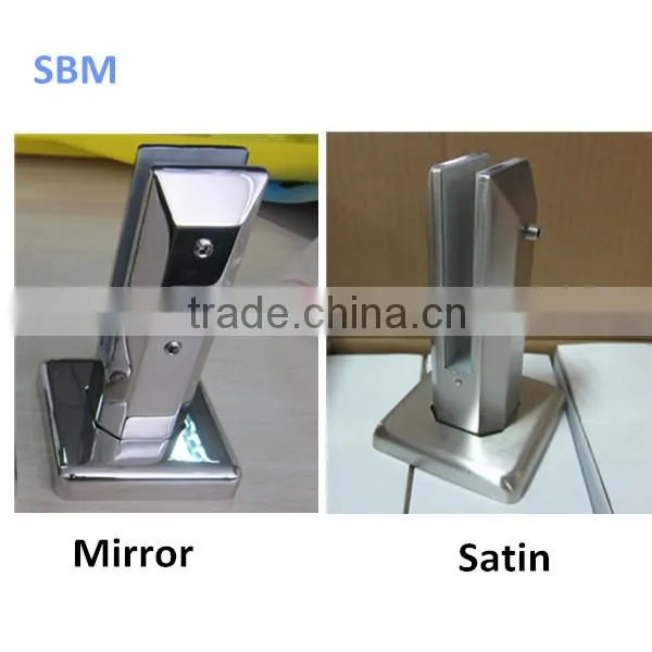 SS316/SS304 Square Base Plate Spigot for Stair Case/balcony Glass Fool Fencing photo-3