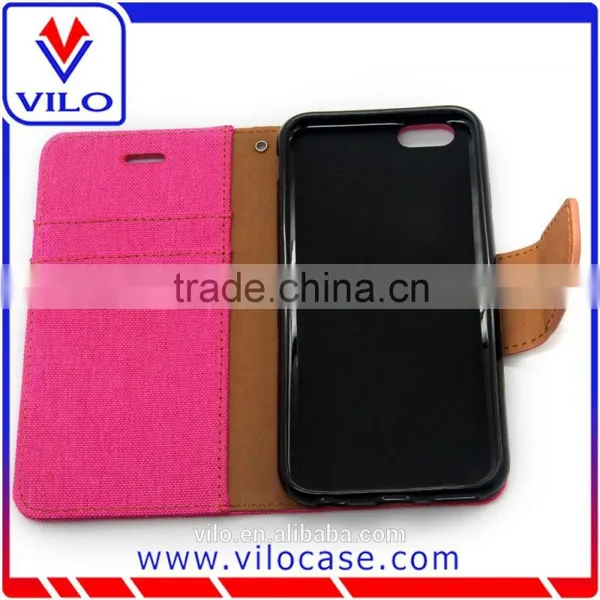 Couple Color Leather Wallet Case With Stand for IPhone 6s photo-2
