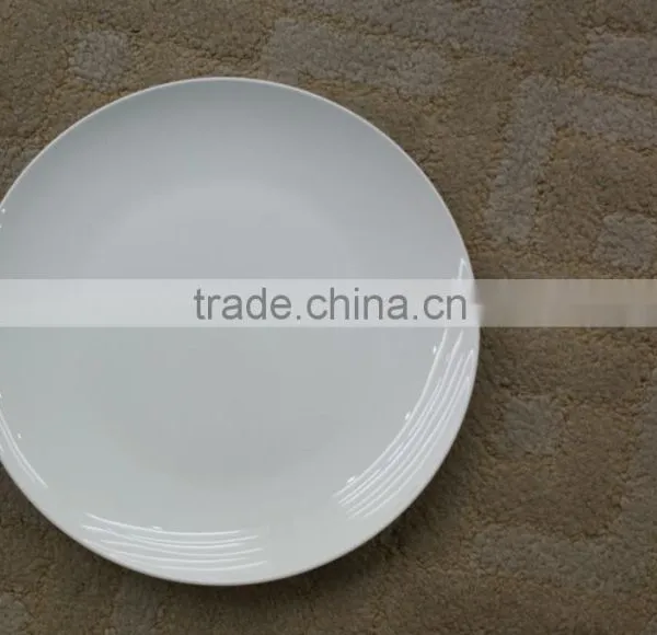 Coupe Shape White Body Porcelain Ceramic Dinnerware Tableware Bone China Wholesale Products