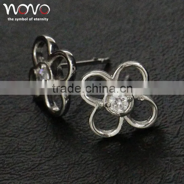 Rhodium Plating Brass Earring Fashion Jewelry Earring photo-2